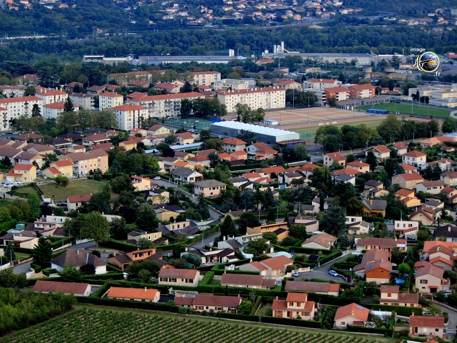 Photo aérienne de Grigny