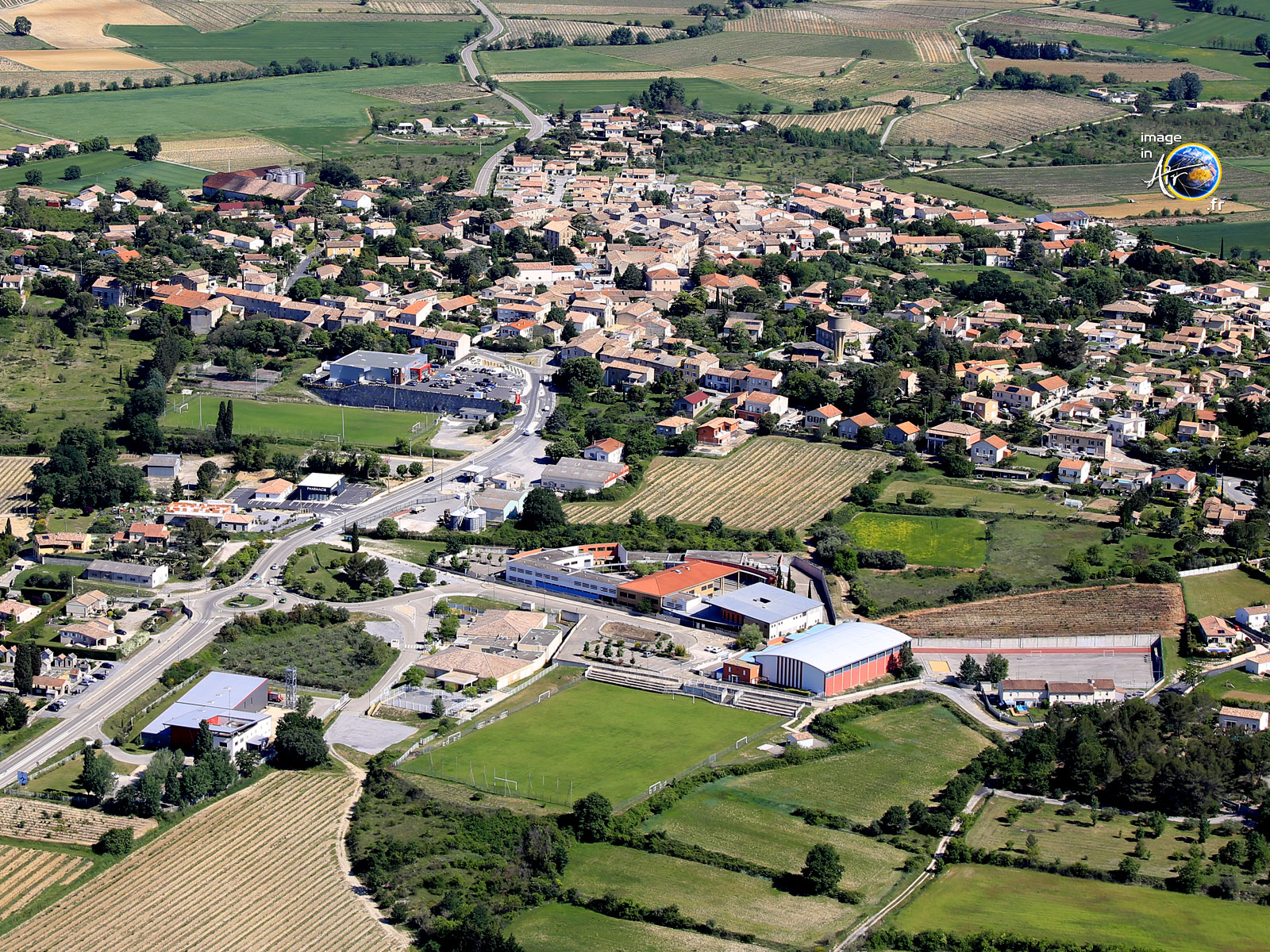Photo aérienne de Lédignan