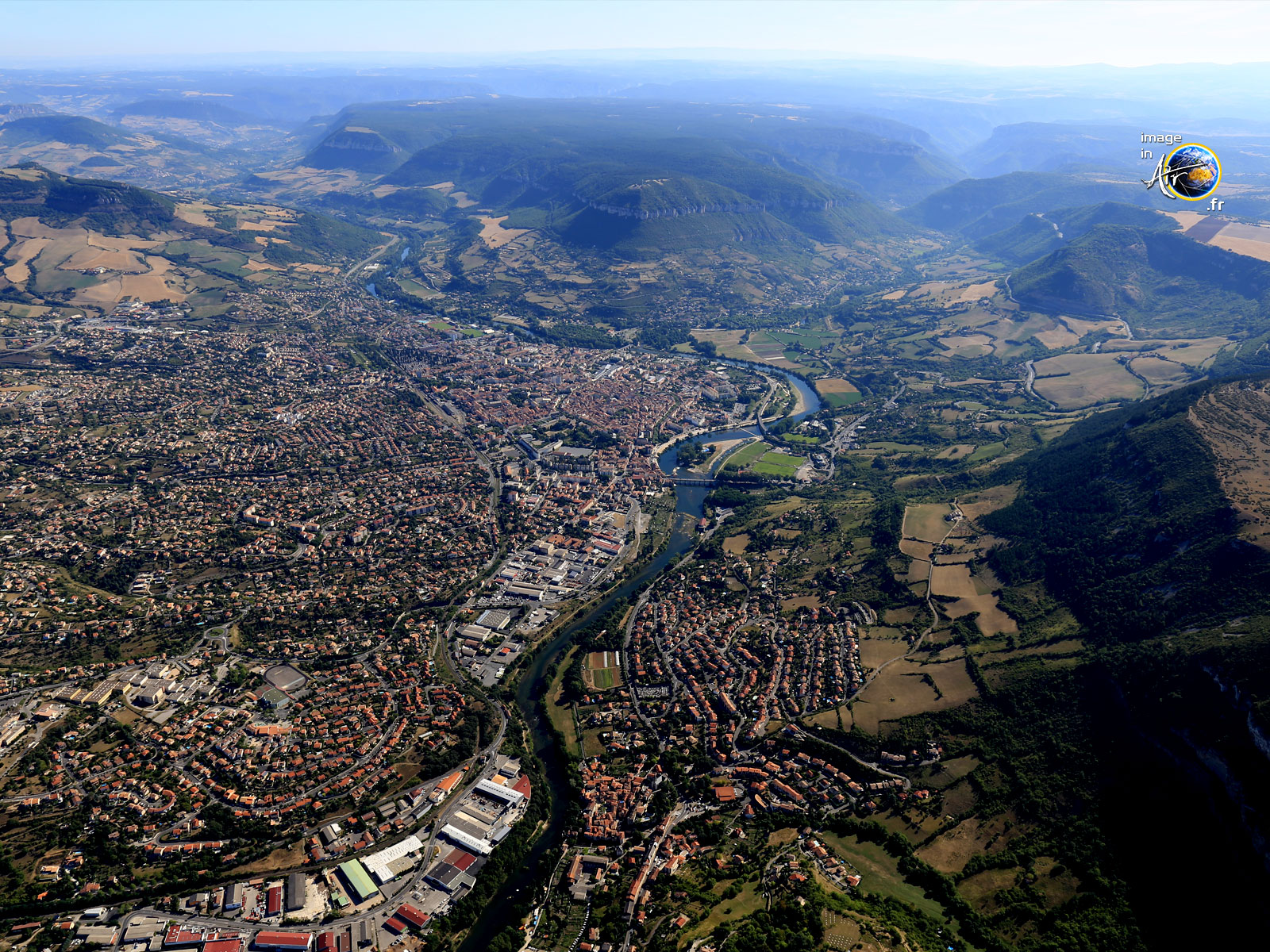 Photo aérienne de Millau