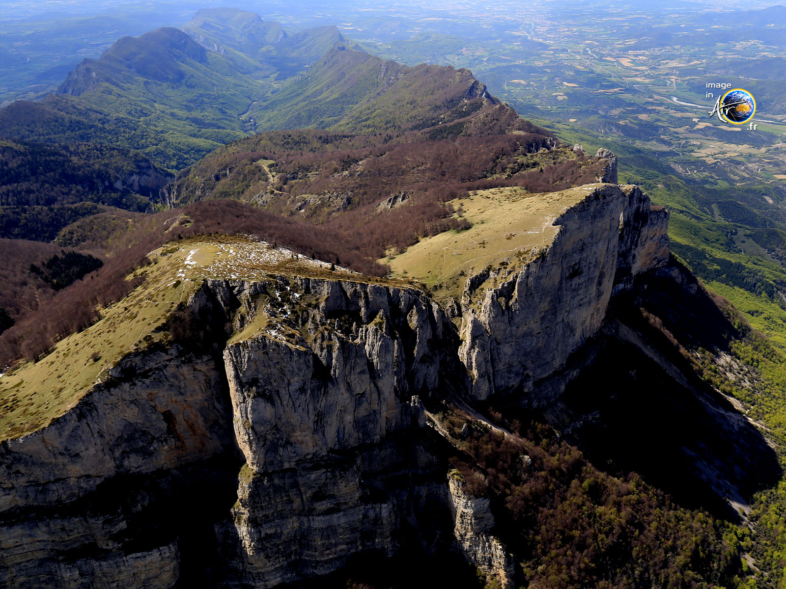 Photo aérienne des 3 Becs